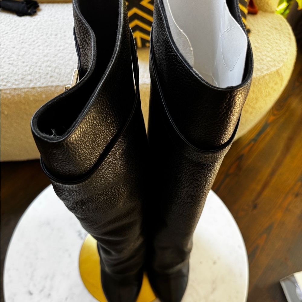 SHARK LOCK PANT BOOTS IN GRAINED LEATHER 41 - Picture 9 of 10